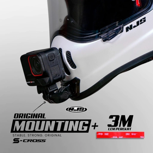 Mounting Action Cam S-Cross - Aksesoris Helm