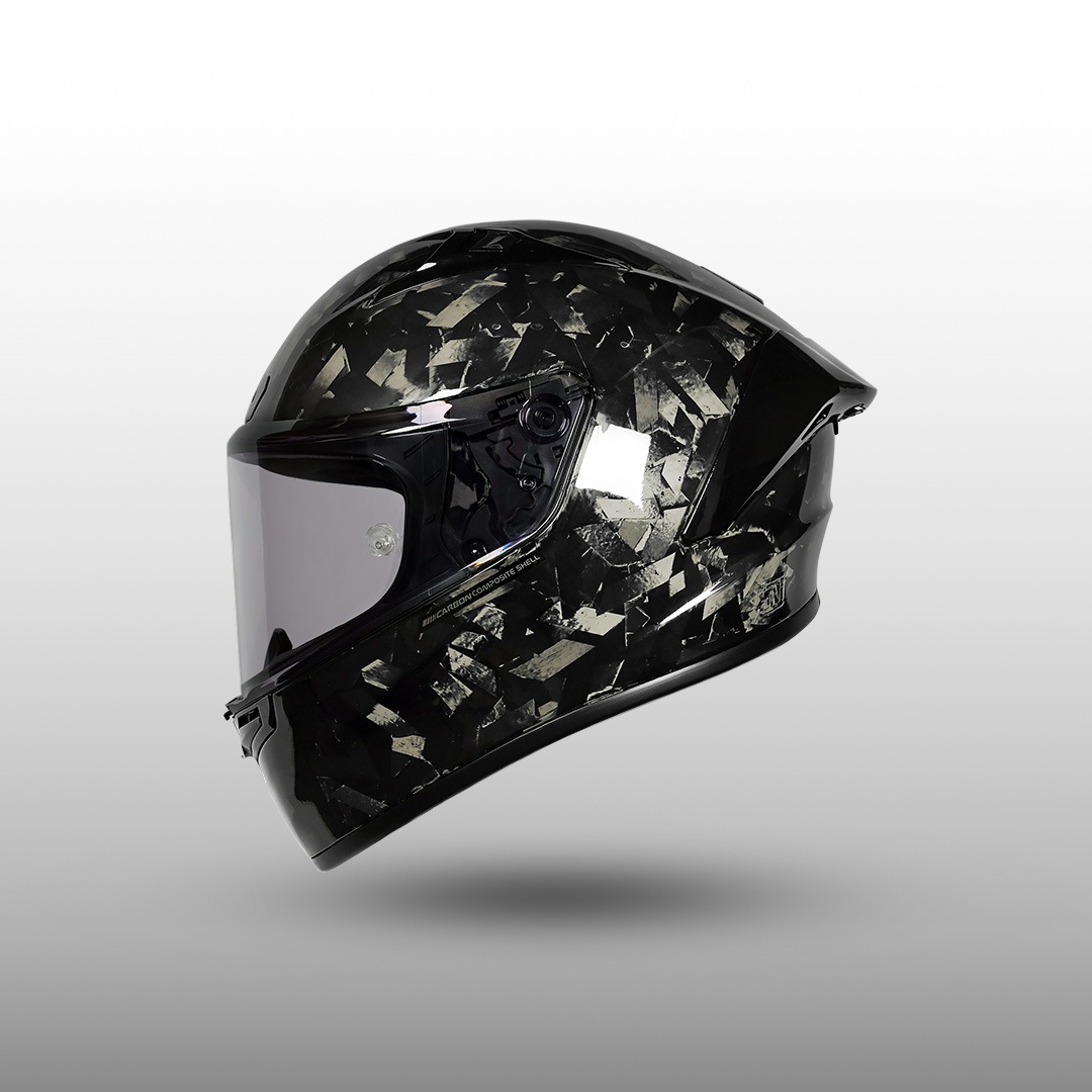 NJS ZX-1R GT Carbon Forged Gloss/Doff - Helm Full Face