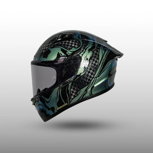 Image of NJS ZX-1R GT Carbon Nebulasky - Helm Full Face