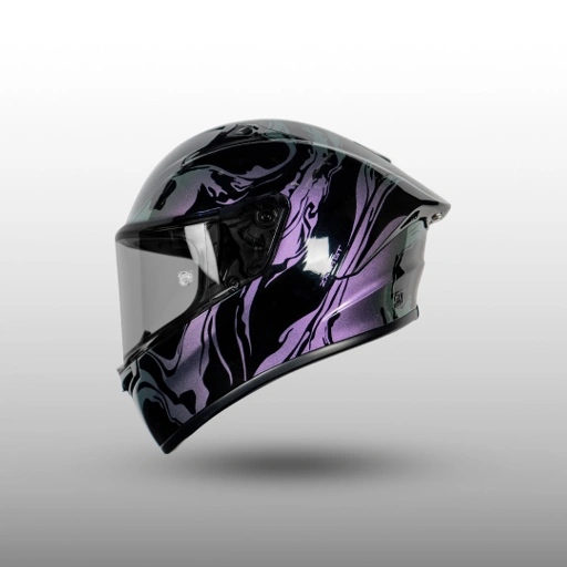Image of NJS ZX-1R GT Nebulasky Purple Chameleon - Helm Full Face