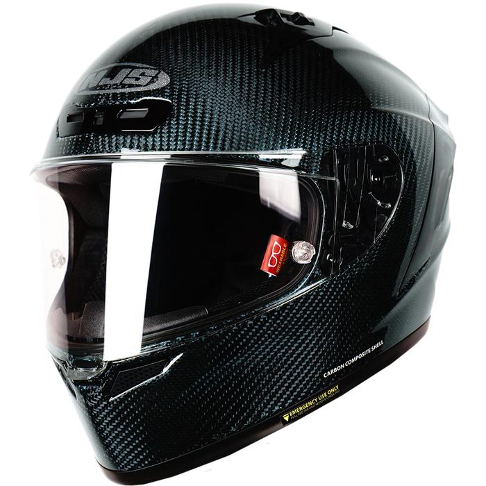 NJS ZX-1R CARBON TWILL REFLECT Blue - Helm Full Face