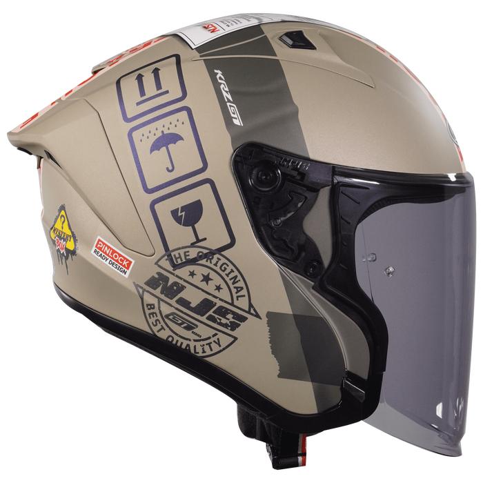 NJS Kairoz GT Mystery Box Brooklyn Sand Doff - Helm Half Face
