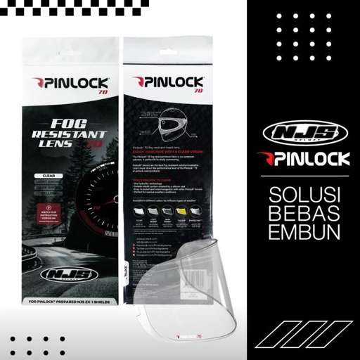 Image of Pinlock 70 Original NJS ZX-1R - Aksesoris Helm