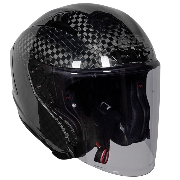 NJS Kairoz GT Carbon Spreadtow Gloss/Doff - Half Face