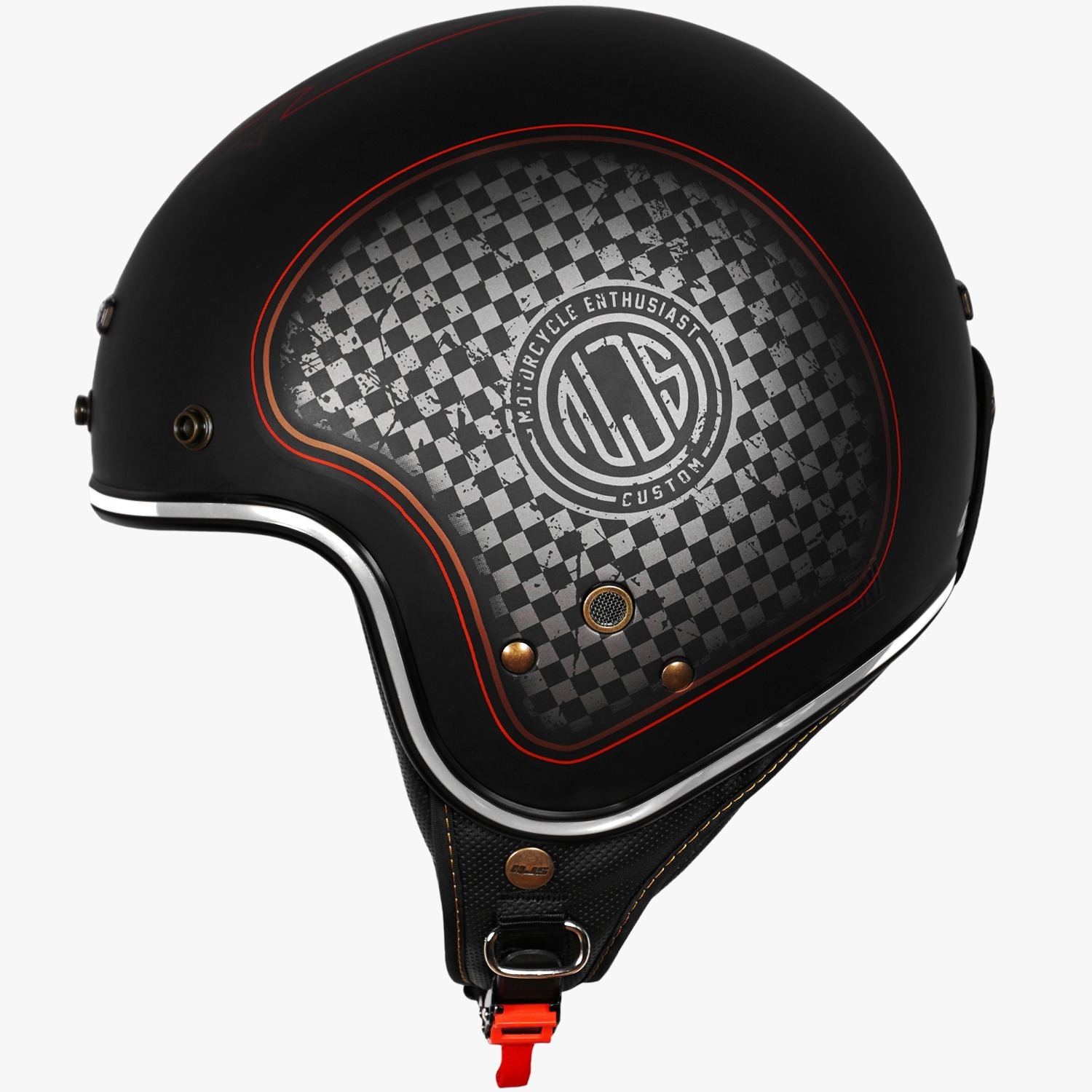 NJS NR80's Hotroad LIST CHROME - HELM RETRO