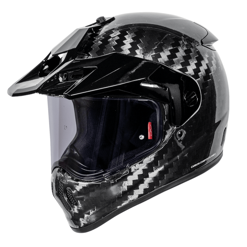 NJS S-CROSS Carbon Bigtow Glossy/Doff - Helm Adventure Touring