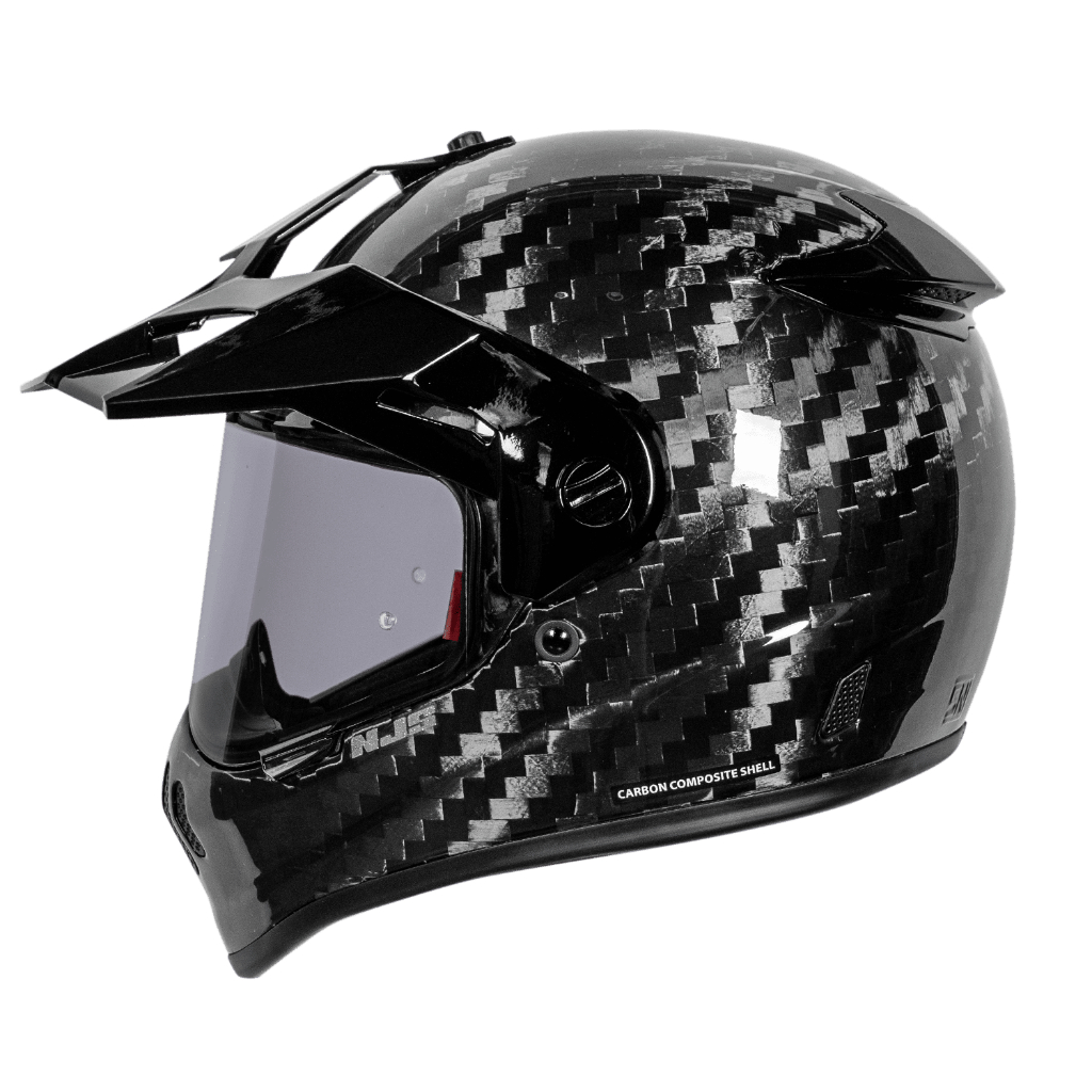 NJS S-CROSS Carbon Bigtow Glossy/Doff - Helm Adventure Touring