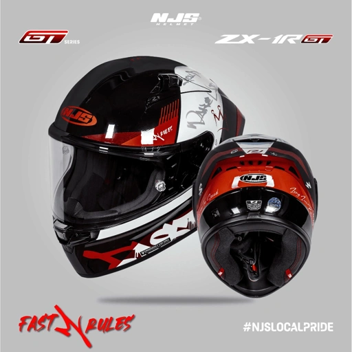 Image of NJS ZX-1R GT Fast & Rules - Helm Full Face