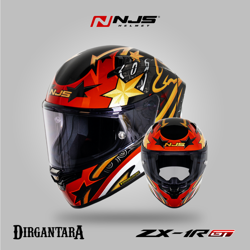 NJS ZX-1R GT DIRGANTARA - Helm Full Face
