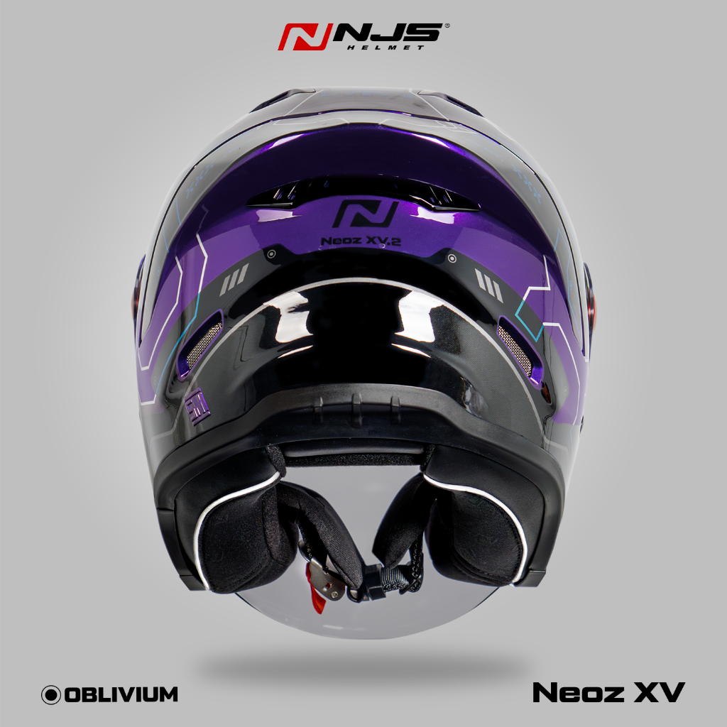 NEOZ XV OBLIVIUM PURPLE - Helm Half Face