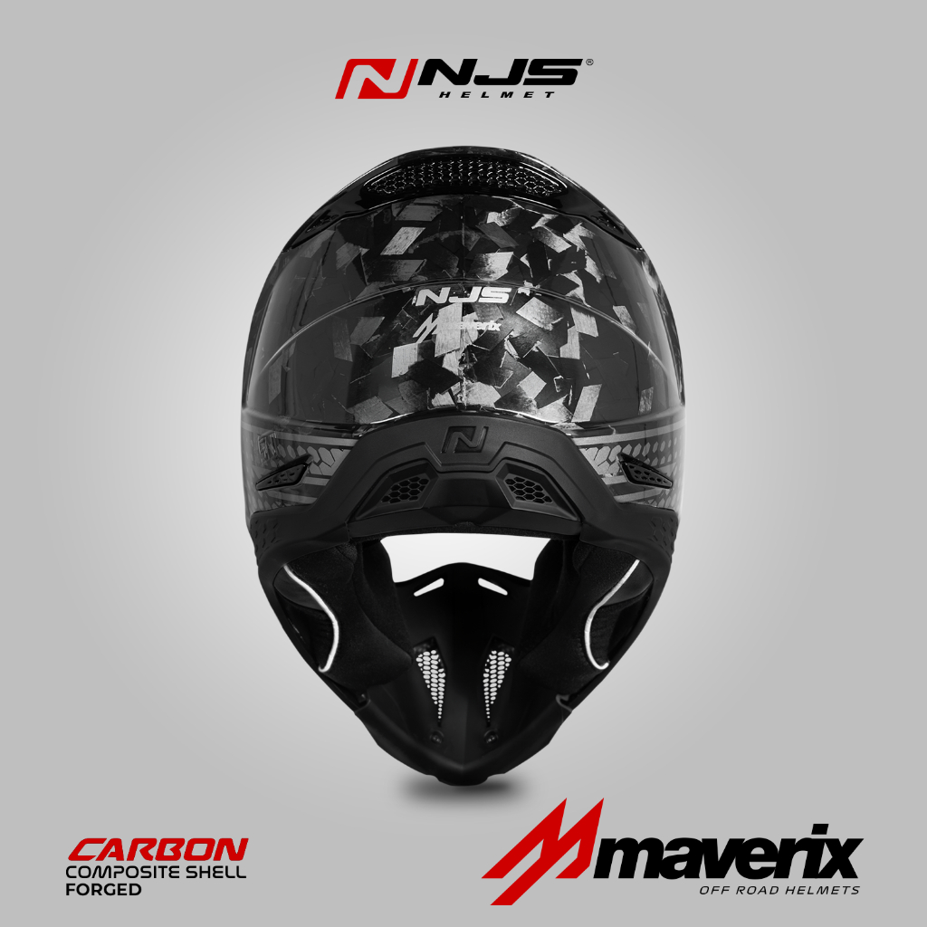NJS MAVERIX CARBON FORGED - Helm Full Face