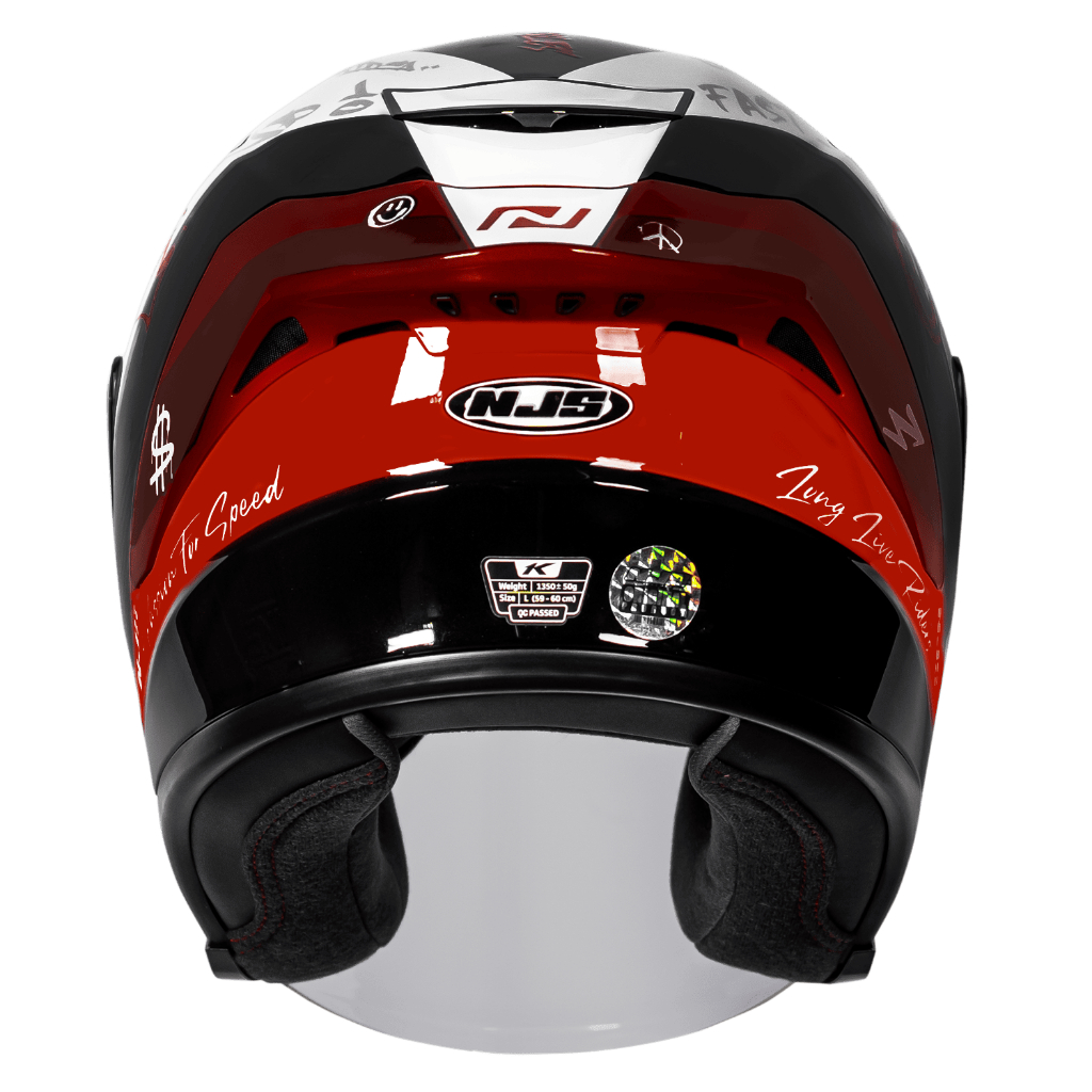 NJS Kairoz GT Fast & Rules - Helm Half Face 