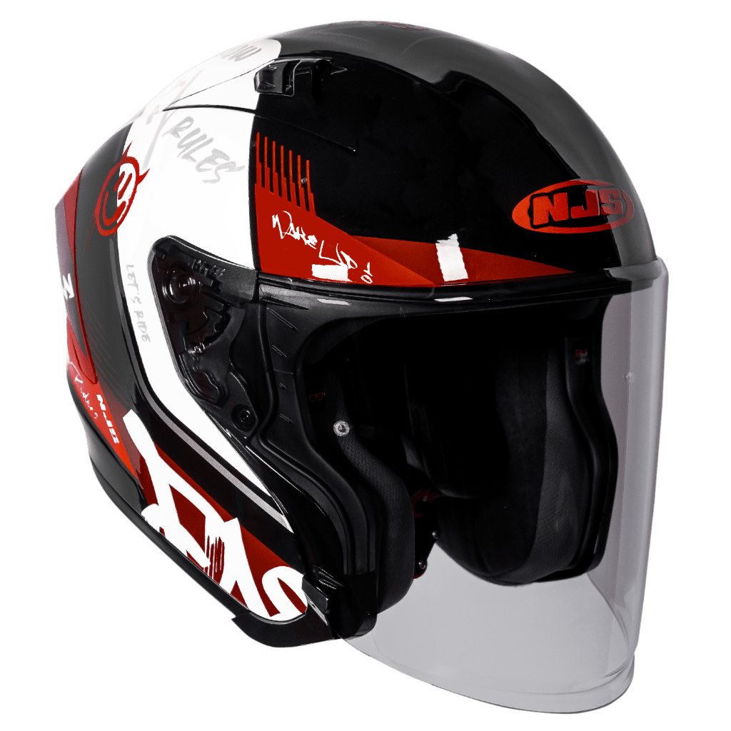 NJS Kairoz GT Fast & Rules - Helm Half Face 