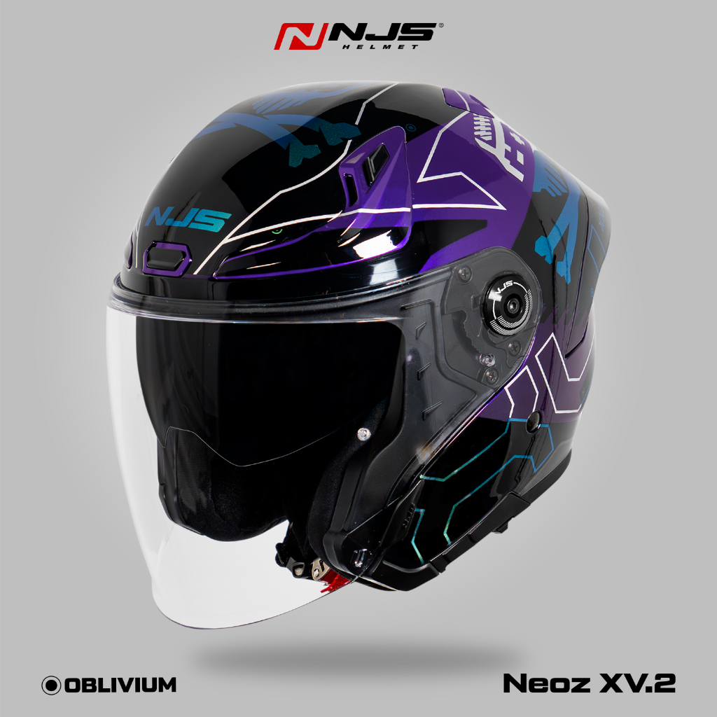 NEOZ XV.2 OBLIVIUM PURPLE - Helm Half Face