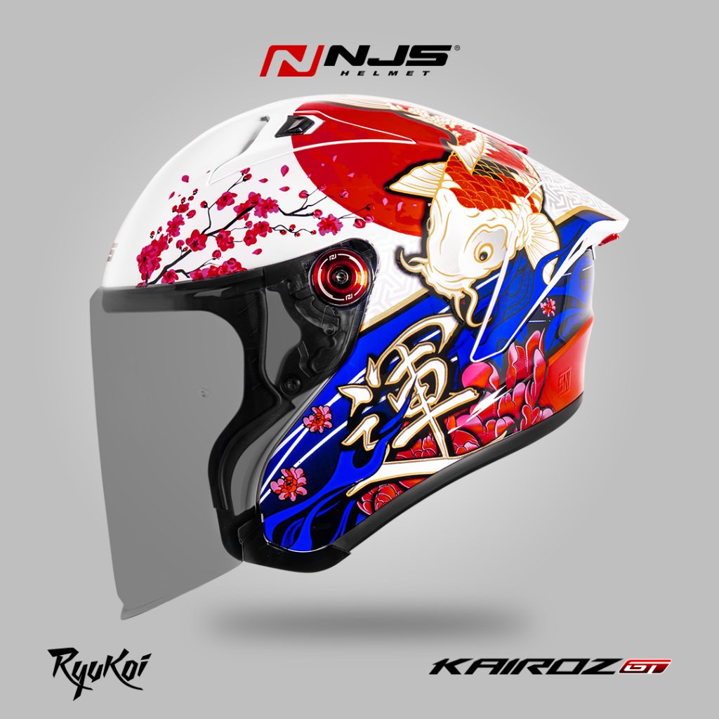 NJS Kairoz GT RYUKOI - Helm Half Face