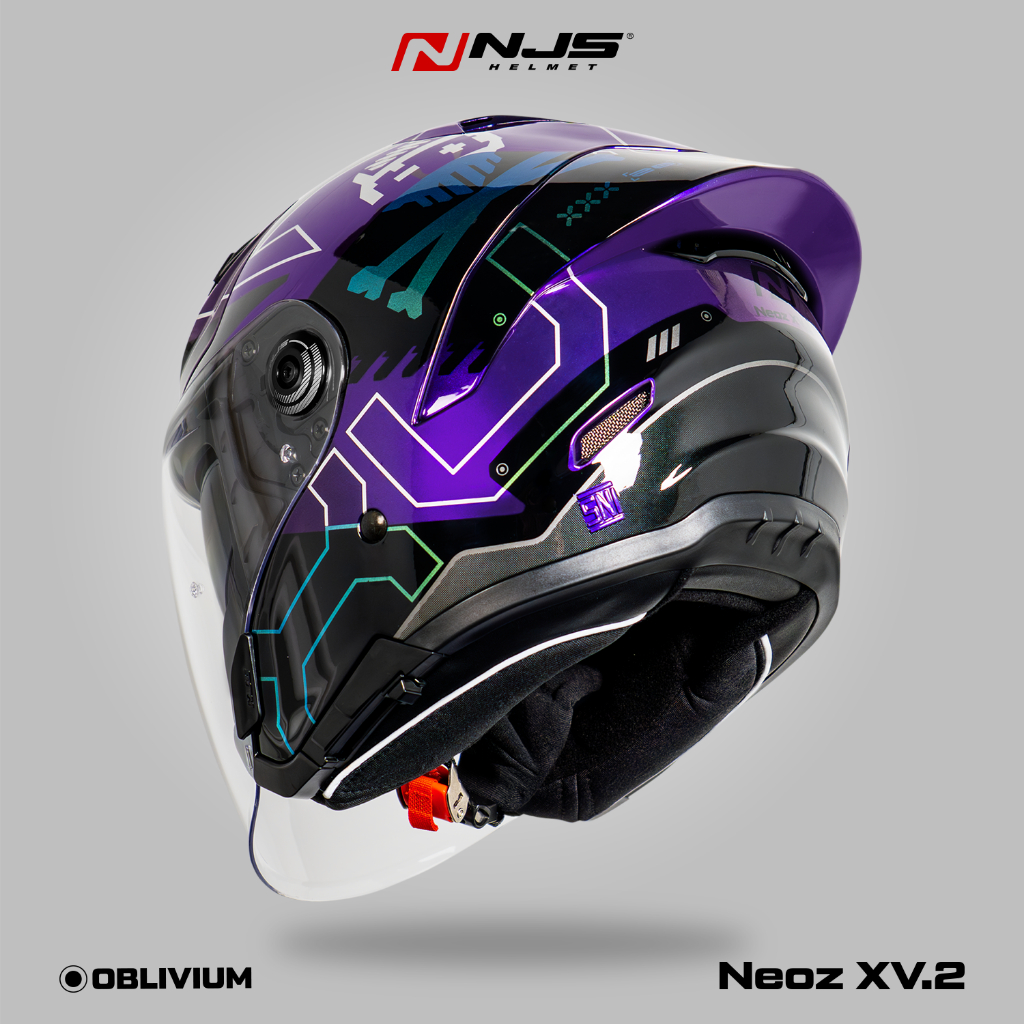 NEOZ XV.2 OBLIVIUM PURPLE - Helm Half Face