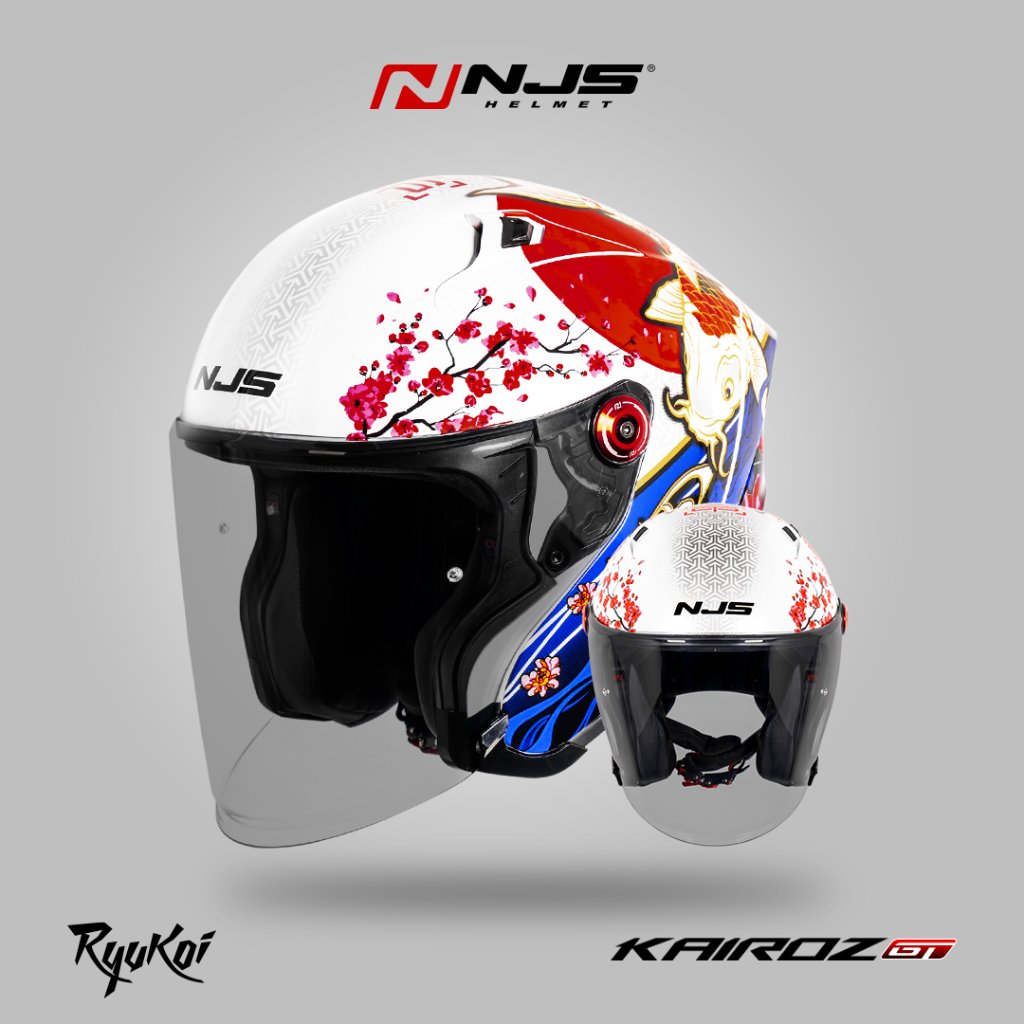 NJS Kairoz GT RYUKOI - Helm Half Face