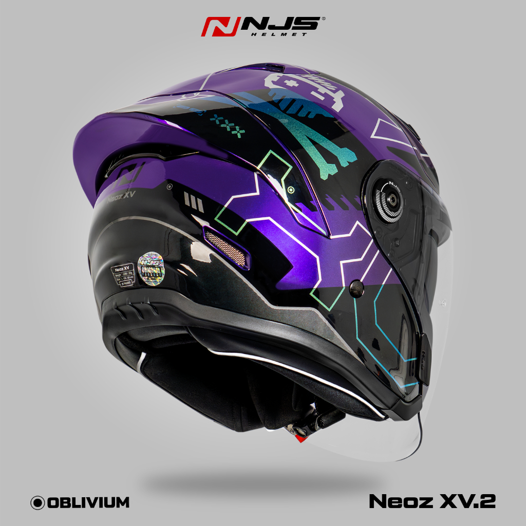 NEOZ XV.2 OBLIVIUM PURPLE - Helm Half Face