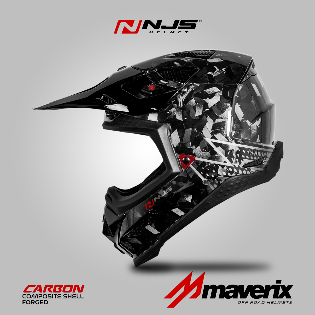 NJS MAVERIX CARBON FORGED - Helm Full Face