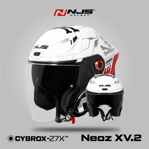 Image of NJS NEOZ XV.2 Cybrox - Helm Half Face
