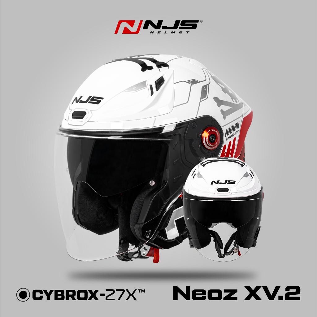 NJS NEOZ XV.2 Cybrox - Helm Half Face