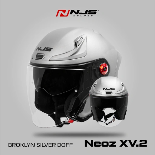 Image of NJS NEOZ XV.2 Solid - Helm Half Face
