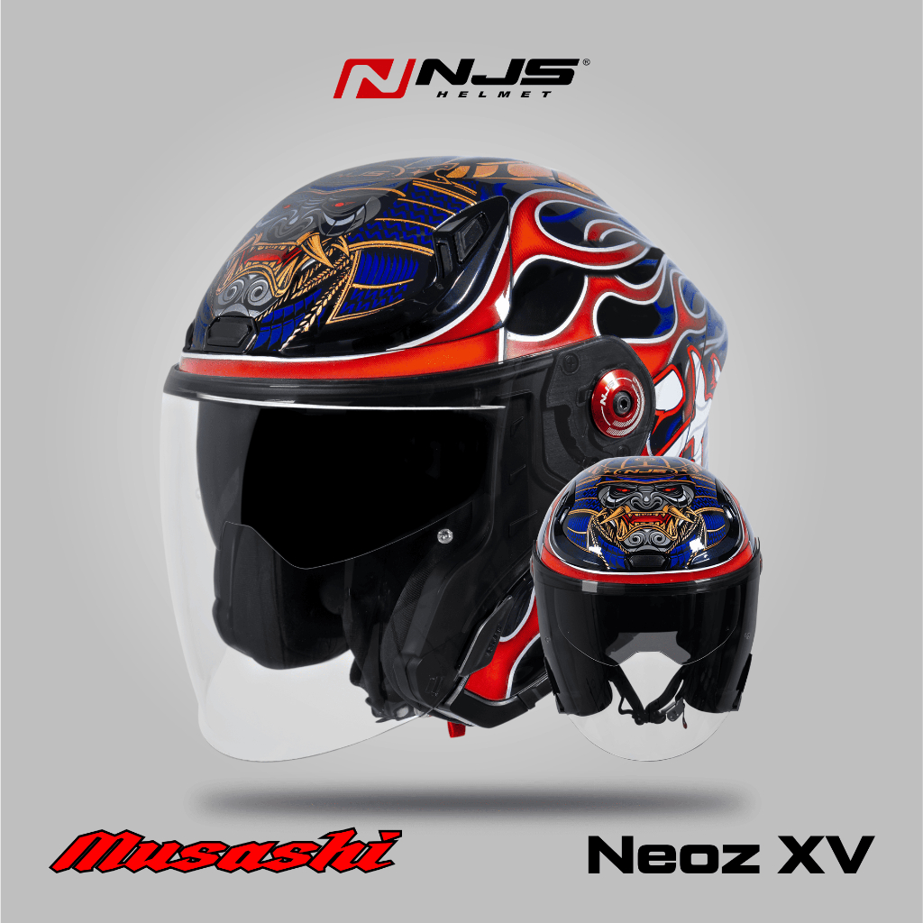 NJS NEOZ XV Musashi - Helm Half Face