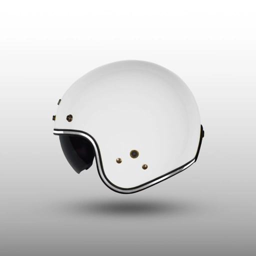 Image of NJS NX-2 Solid List Chrome - Helm Retro