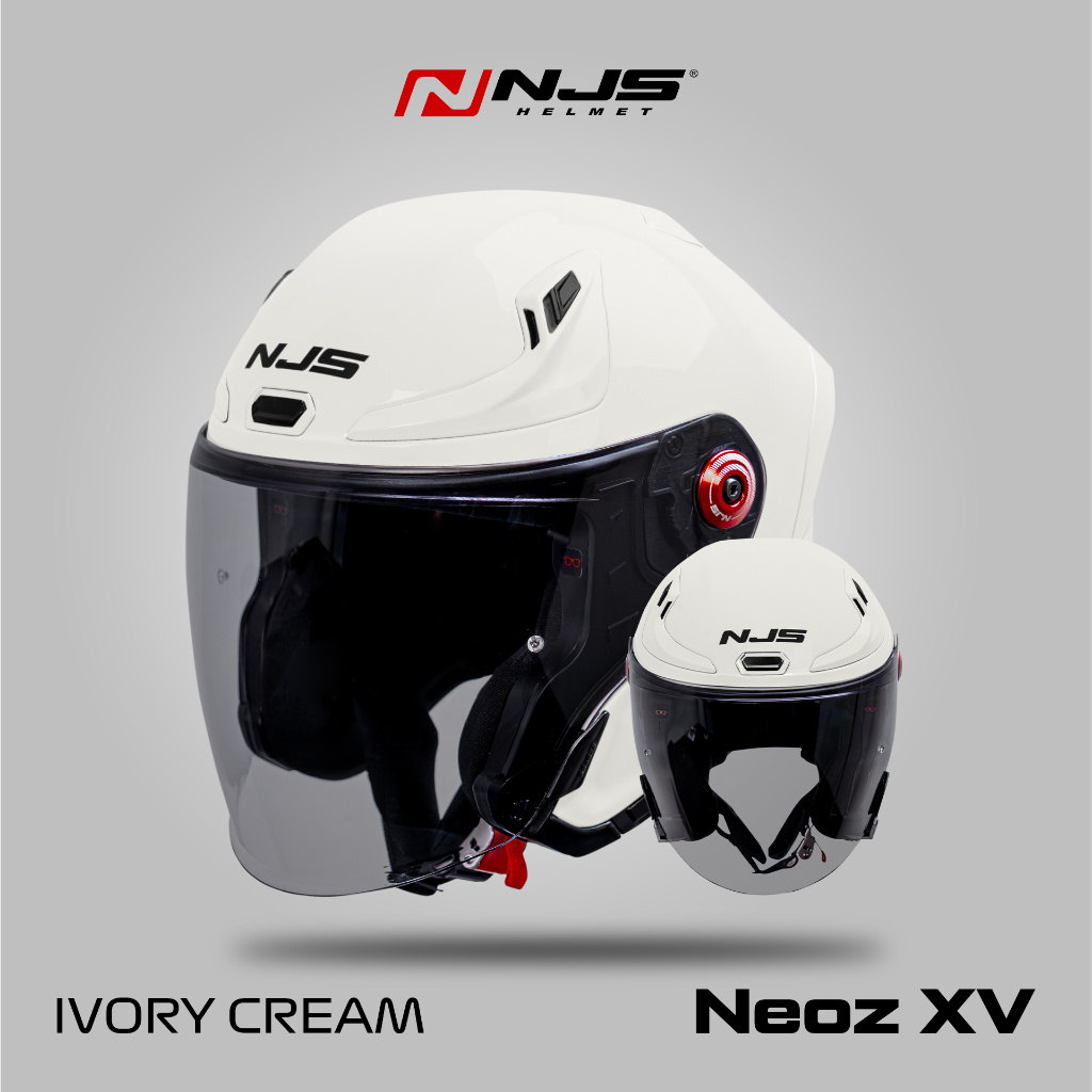 NJS NEOZ XV Solid - Helm Half Face