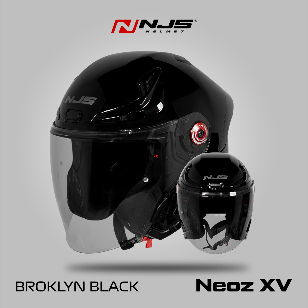 NJS NEOZ XV Solid - Helm Half Face