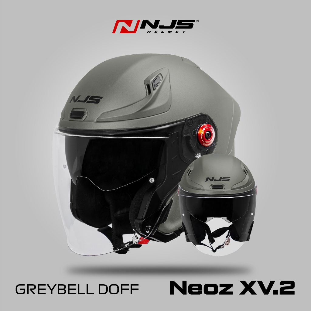 NJS NEOZ XV.2 Solid - Helm Half Face
