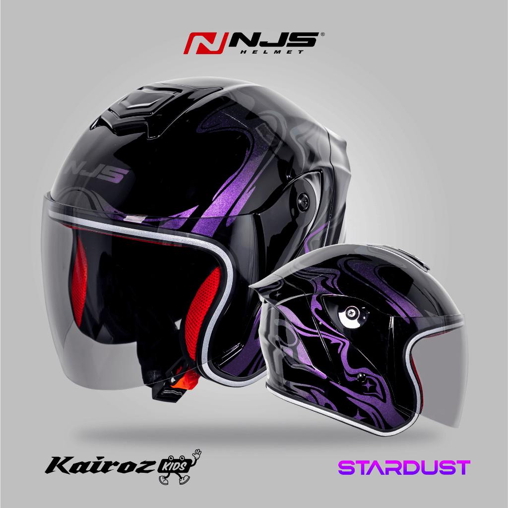 NJS Kairoz Kids STARDUST - Helm Anak Half Face