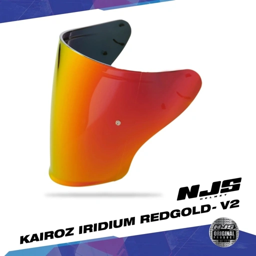 Image of FLAT VISOR IRIDIUM V2 NJS KAIROZ