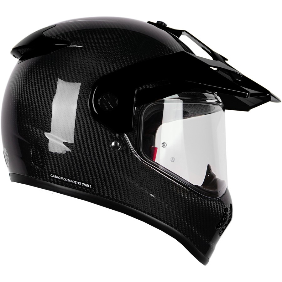 NJS S-CROSS Carbon Twill Glossy/Doff - Helm Adventure Touring