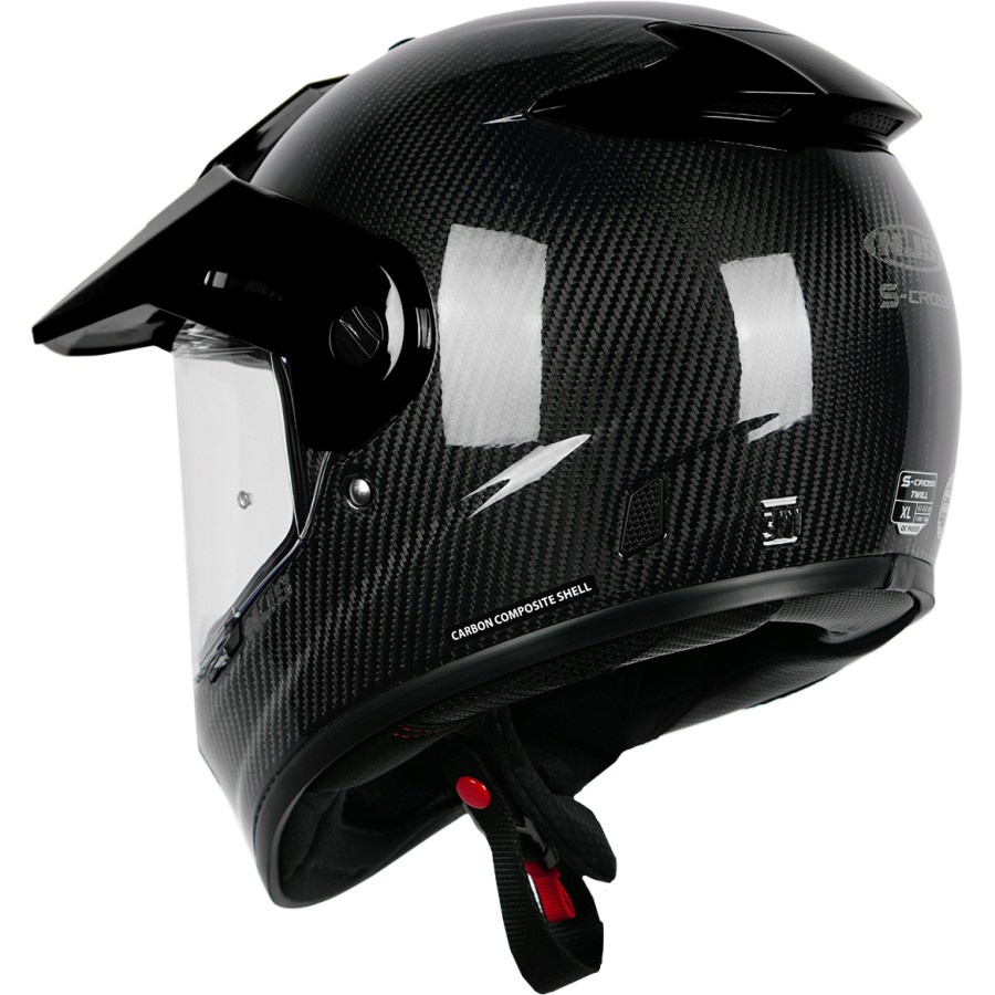 NJS S-CROSS Carbon Twill Glossy/Doff - Helm Adventure Touring