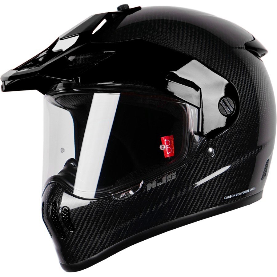 NJS S-CROSS Carbon Twill Glossy/Doff - Helm Adventure Touring