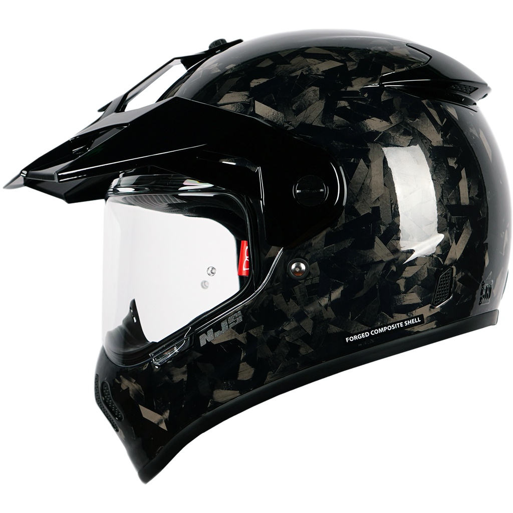 NJS S-CROSS Carbon Forged Glossy/Doff - Helm Adventure Touring