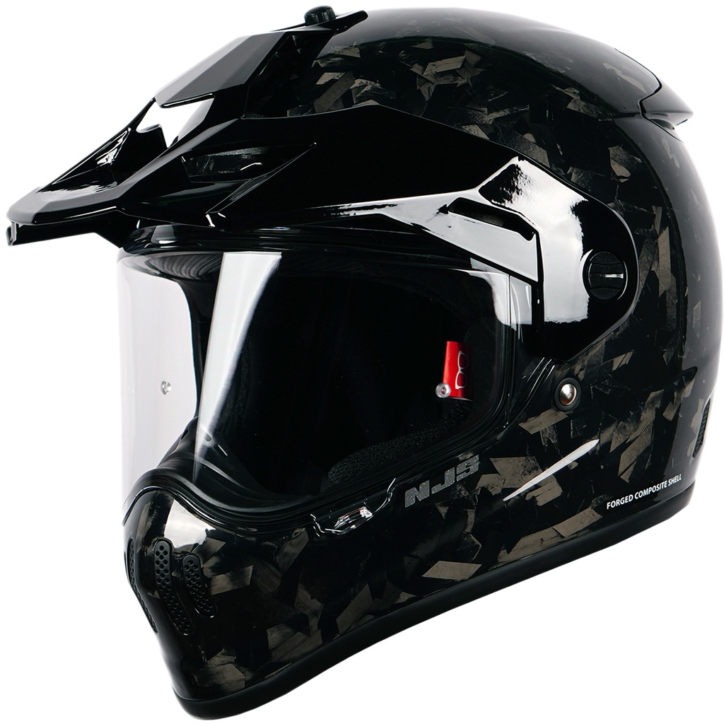 NJS S-CROSS Carbon Forged Glossy/Doff - Helm Adventure Touring