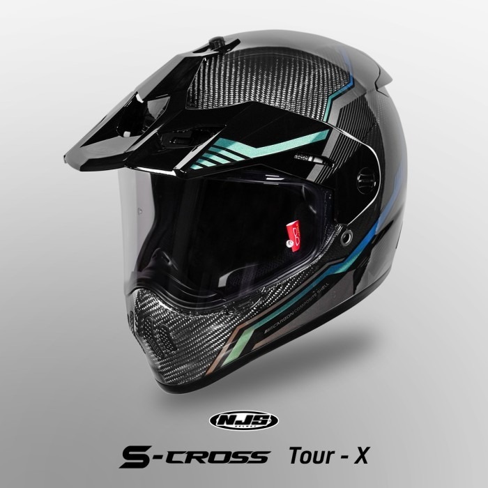 NJS S-Cross Carbon Tour X - Helm Full Face