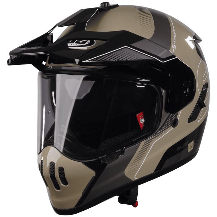 NJS S-Cross Avante Brooklyn Sand Glossy/Doff - Helm Full Face