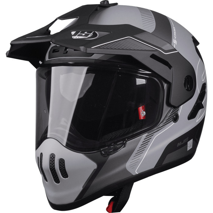 NJS S-Cross Avante Brooklyn Grey Glossy/Doff - Helm Full Face