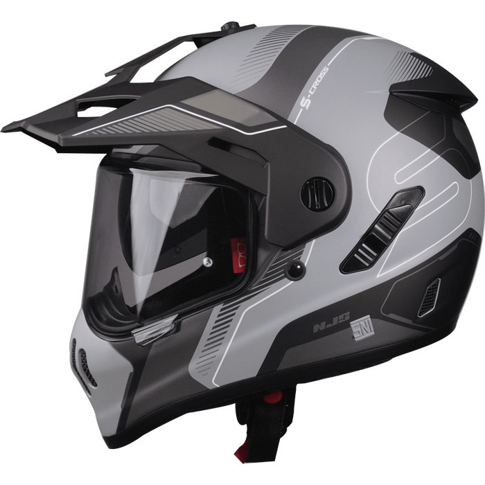 NJS S-Cross Avante Brooklyn Grey Glossy/Doff - Helm Full Face