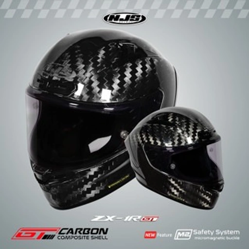 Image of NJS ZX-1R GT Carbon Bigtow Gloss/Doff - Helm Full Face