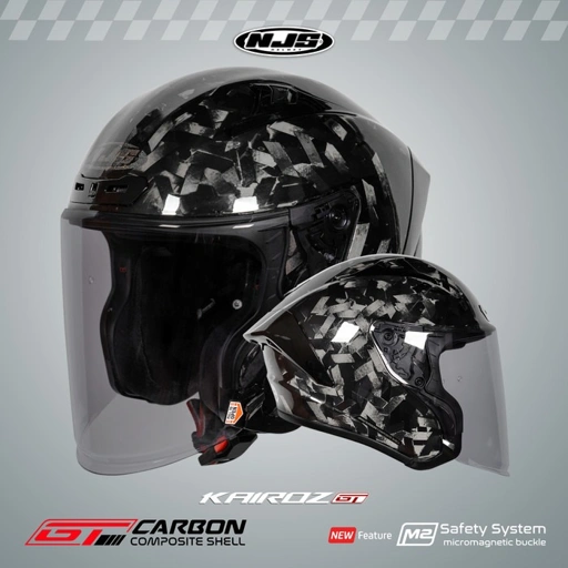 Image of NJS Kairoz GT Carbon Forged - Helm Half Face