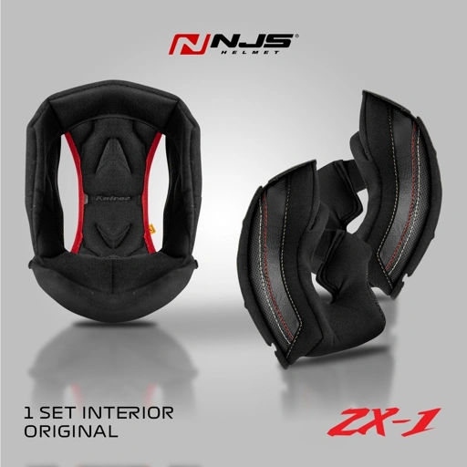 Image of Interior NJS ZX-1 (busa pipi/cheekpad & crown pad)
