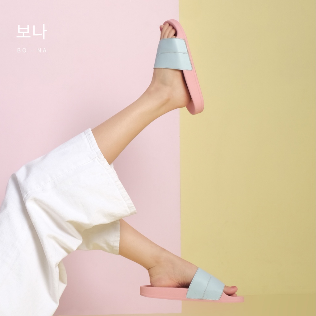 Cogen Sandal Slip On Slop Wanita Rubber - Bo Na
