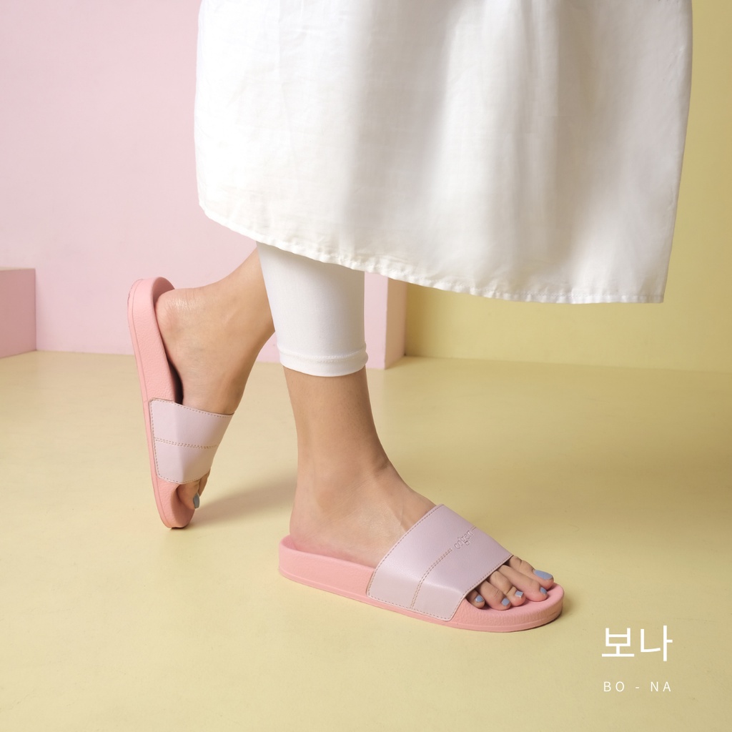 Cogen Sandal Slip On Slop Wanita Rubber - Bo Na