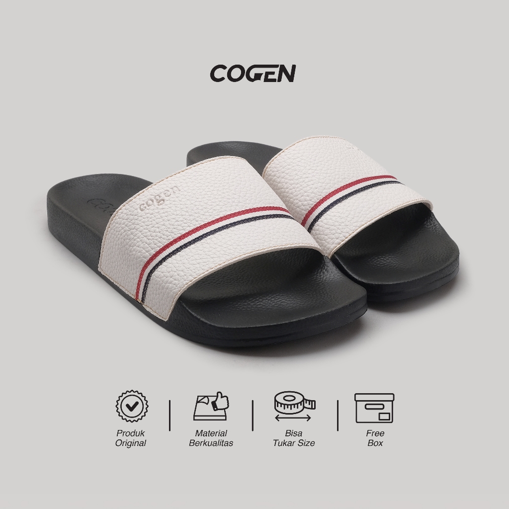 Cogen Stripe - White