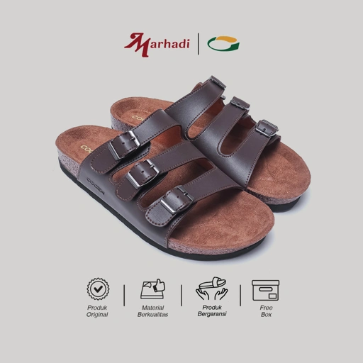 Image of Marhadi Sandal Selop Cogen Cowok Sendal Pria Bolgo