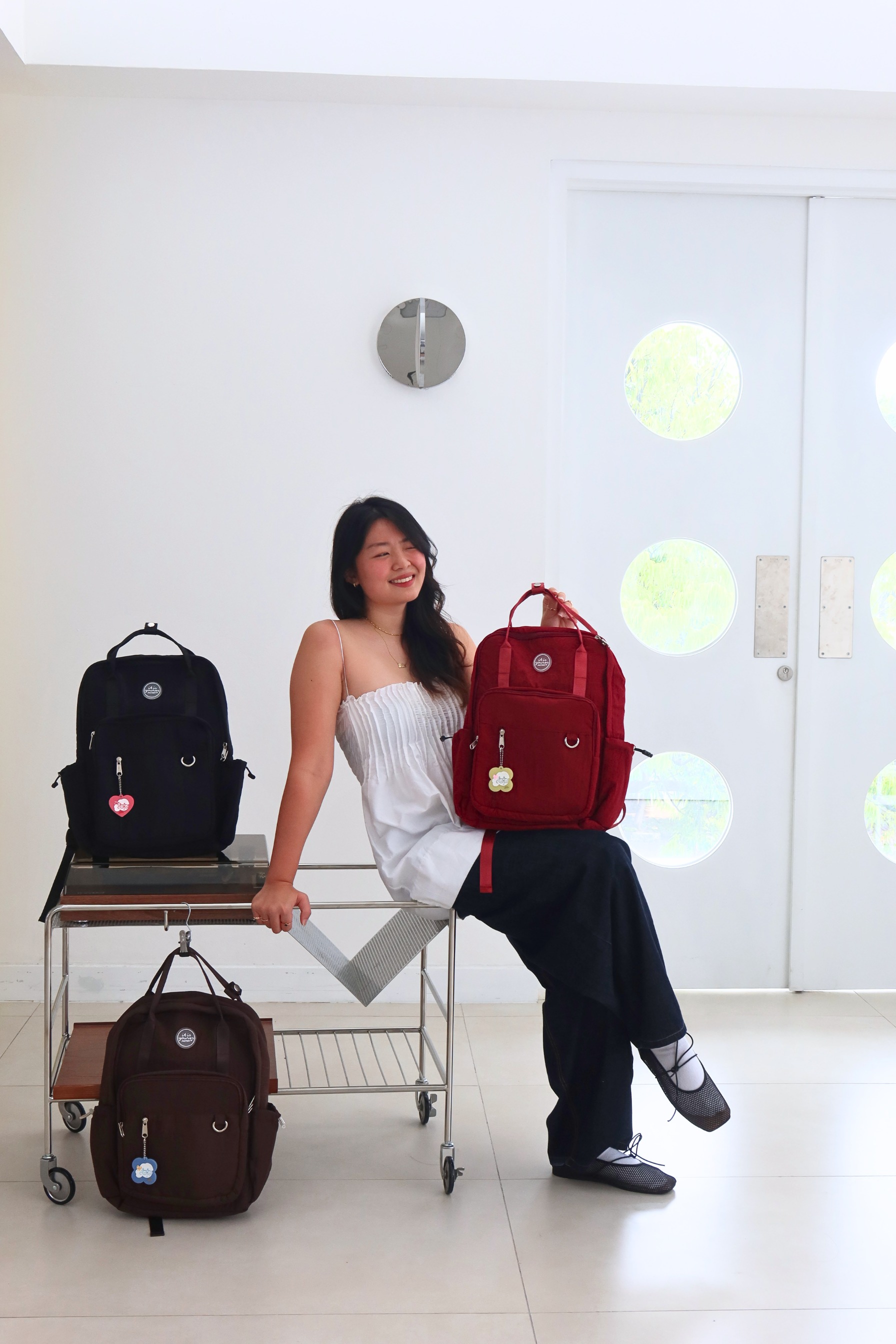 ITISYOURSS Yuki BIG SIZE Backpack | Ransel Wanita | Tas Sekolah | Tas Kampus | Backpack Cewe | Women Backpack | Casual Backpack | Ransel Gemes | Ransel Estetik | Ransel Korea